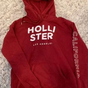Dark Red/Burgundy Hollister Hoodie